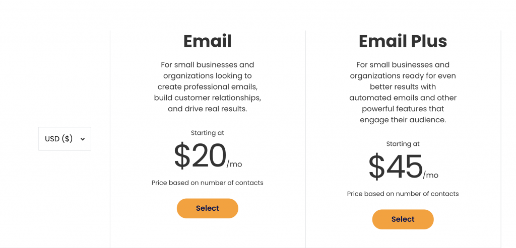 Constant Contact Pricing