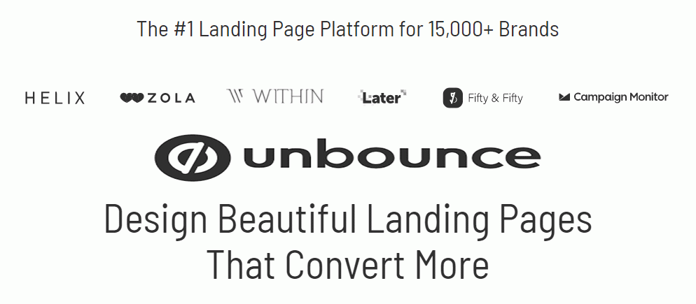 Unbounce: The Best Software for Building Landing Pages