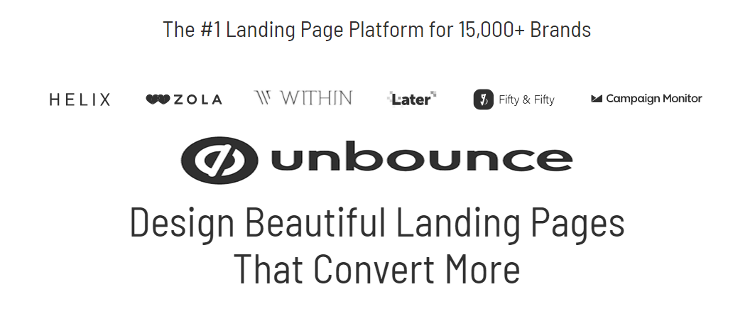 Unbounce: The Best Software for Building Landing Pages