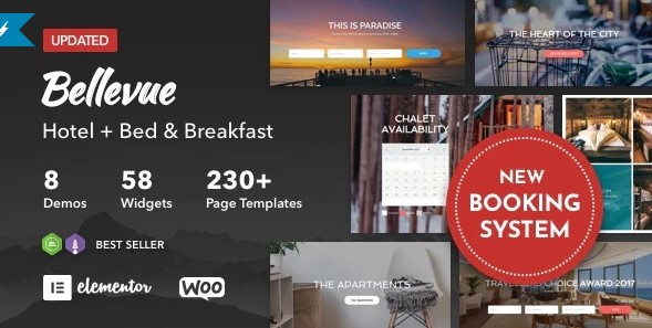 Bellevue- WordPress Travel Themes For Agencies, Hotels, Hostels, Vacation Rentals