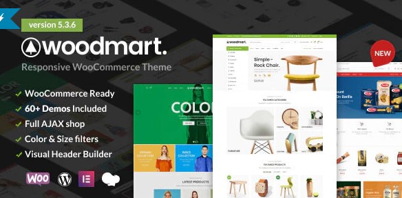 Woodmart - Top 10 WordPress eCommerce themes 2021