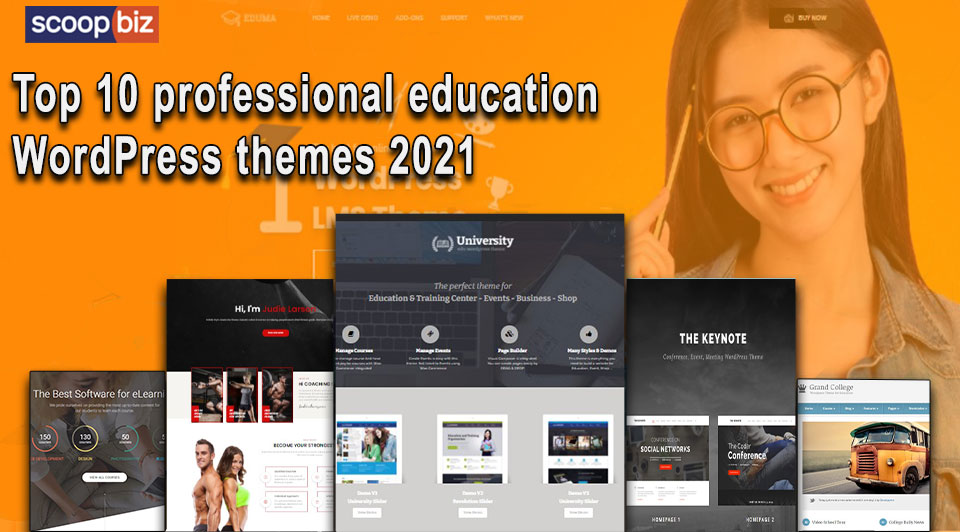 Top 10 professional education WordPress themes 2021