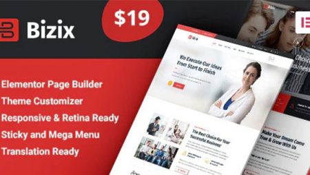 Bizix: Corporate and Business WordPress Theme