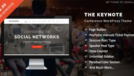 The Keynote – Conference / Event WordPress