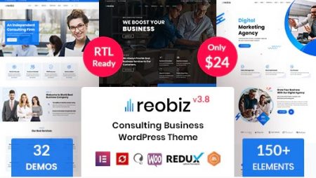 Reobiz: Consulting Business WordPress Theme