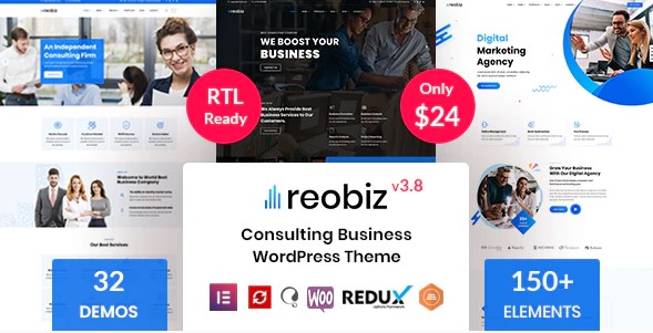 Reobiz: Consulting Business WordPress Theme