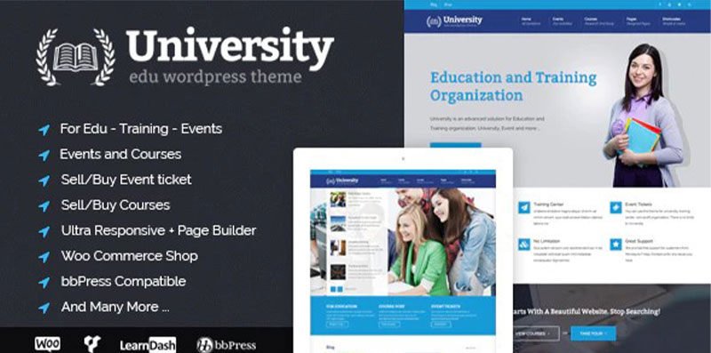 University – Education, Event, and Course Theme