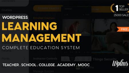 WPLMS Learning Management System for WordPress, Education Theme