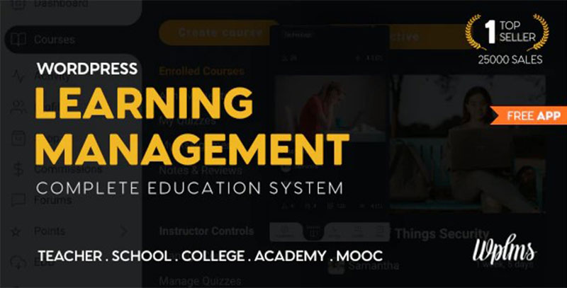 WPLMS Learning Management System for WordPress, Education Theme