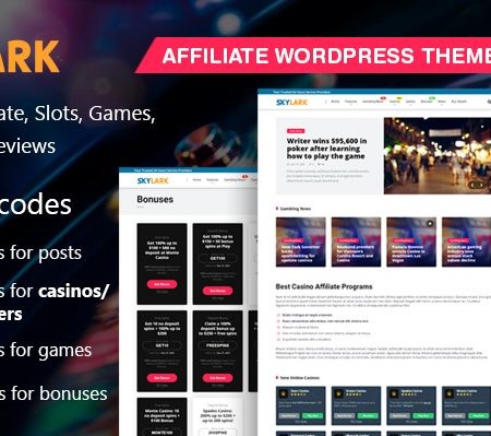 Skylark-The Best Casino WordPress Theme