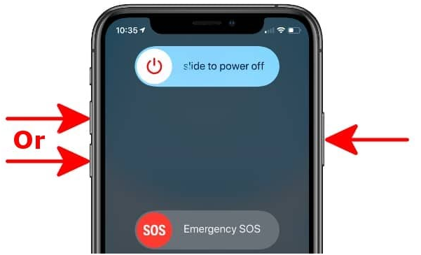 iPhones Turn off while using the buttons