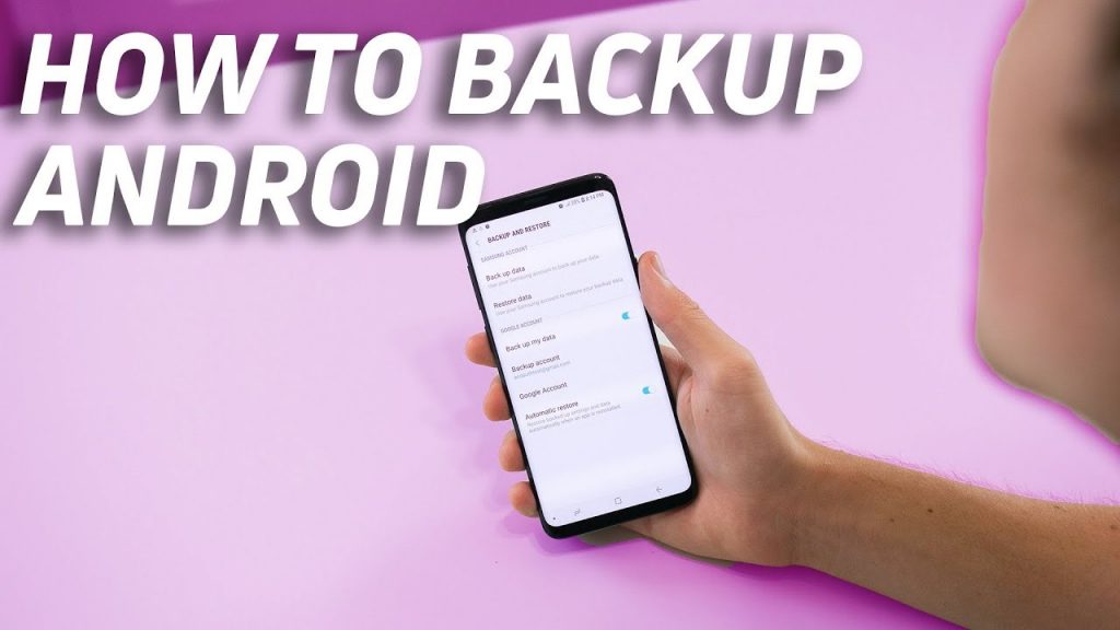 back up your Android phone