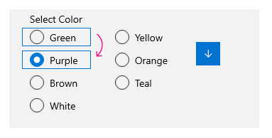 Radio buttons