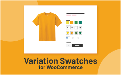 Variation Swatches and Photos foe WooCommerce to customize product page