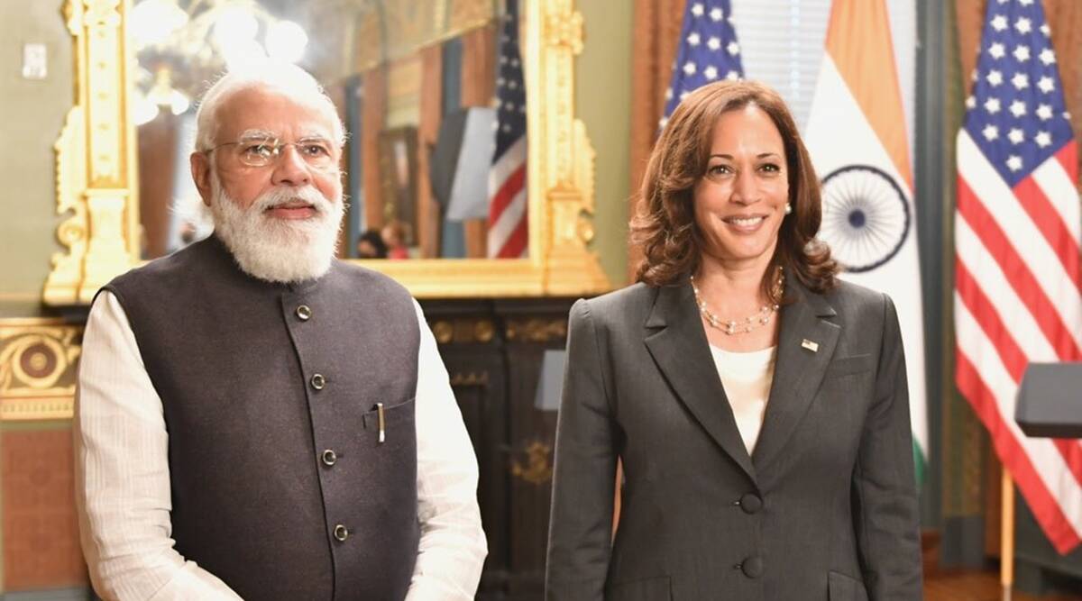 pm modi and harris