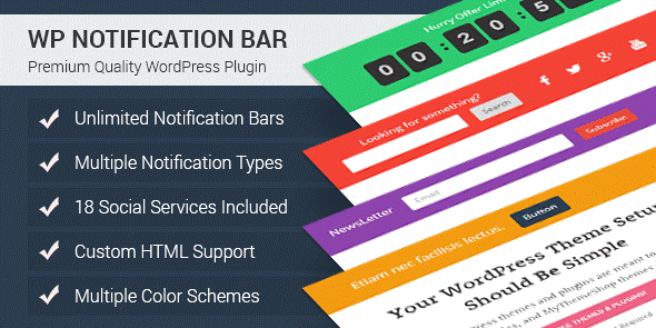 WP Notification Bars