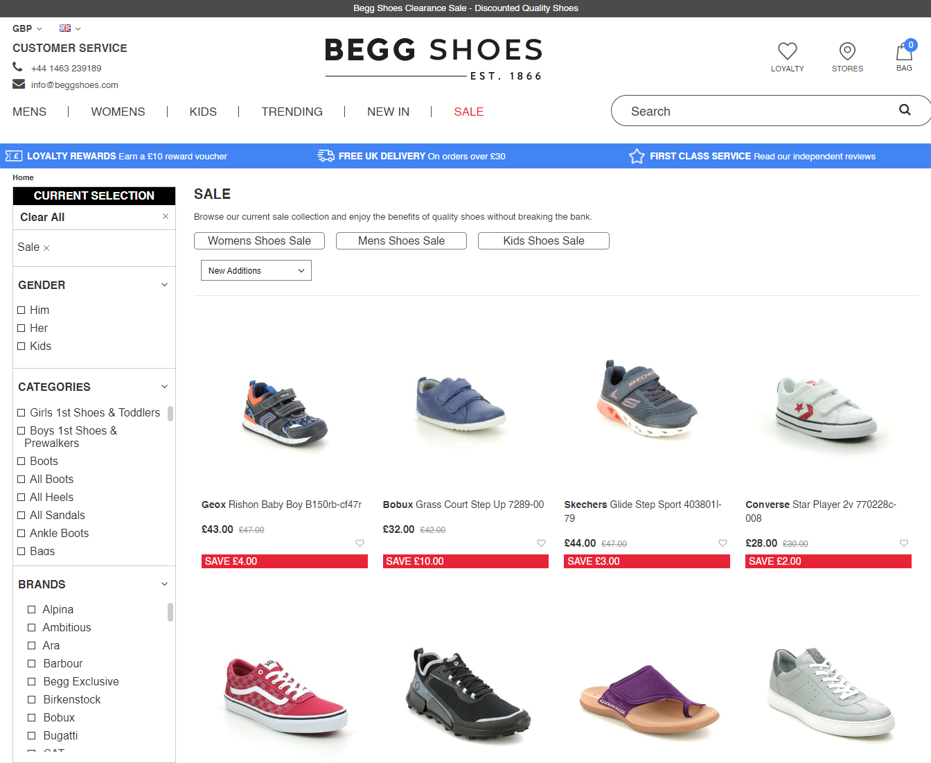 Begg Shoes