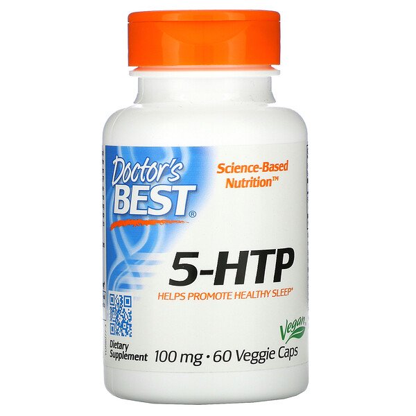 Doctor’s Best, 5-HTP, 100 mg, 60 Veggie Caps