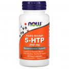 Now Foods, 5-HTP, Double Strength, 200 mg, 60 Veg Capsules