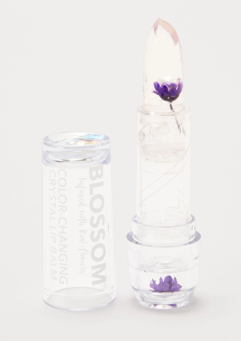 Purple Blossom Color Changing Crystal Lip Balm