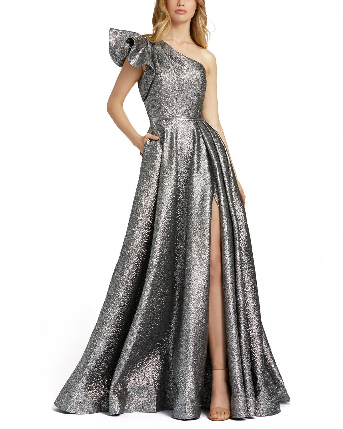4 One Shoulder Gown