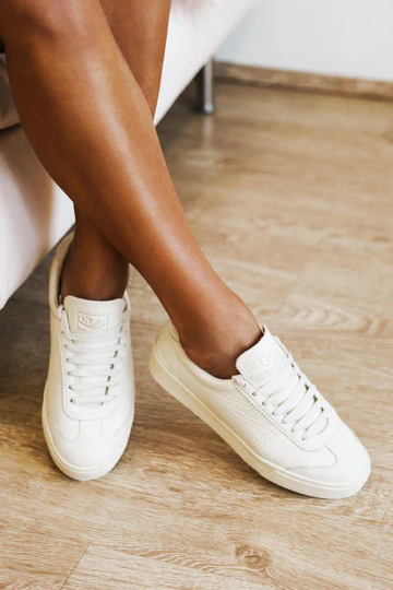 SUPERGA 2843 CLUBS TUMBLED BUTTERSOFT SNEAKERS TOTAL BEIGE GESSO