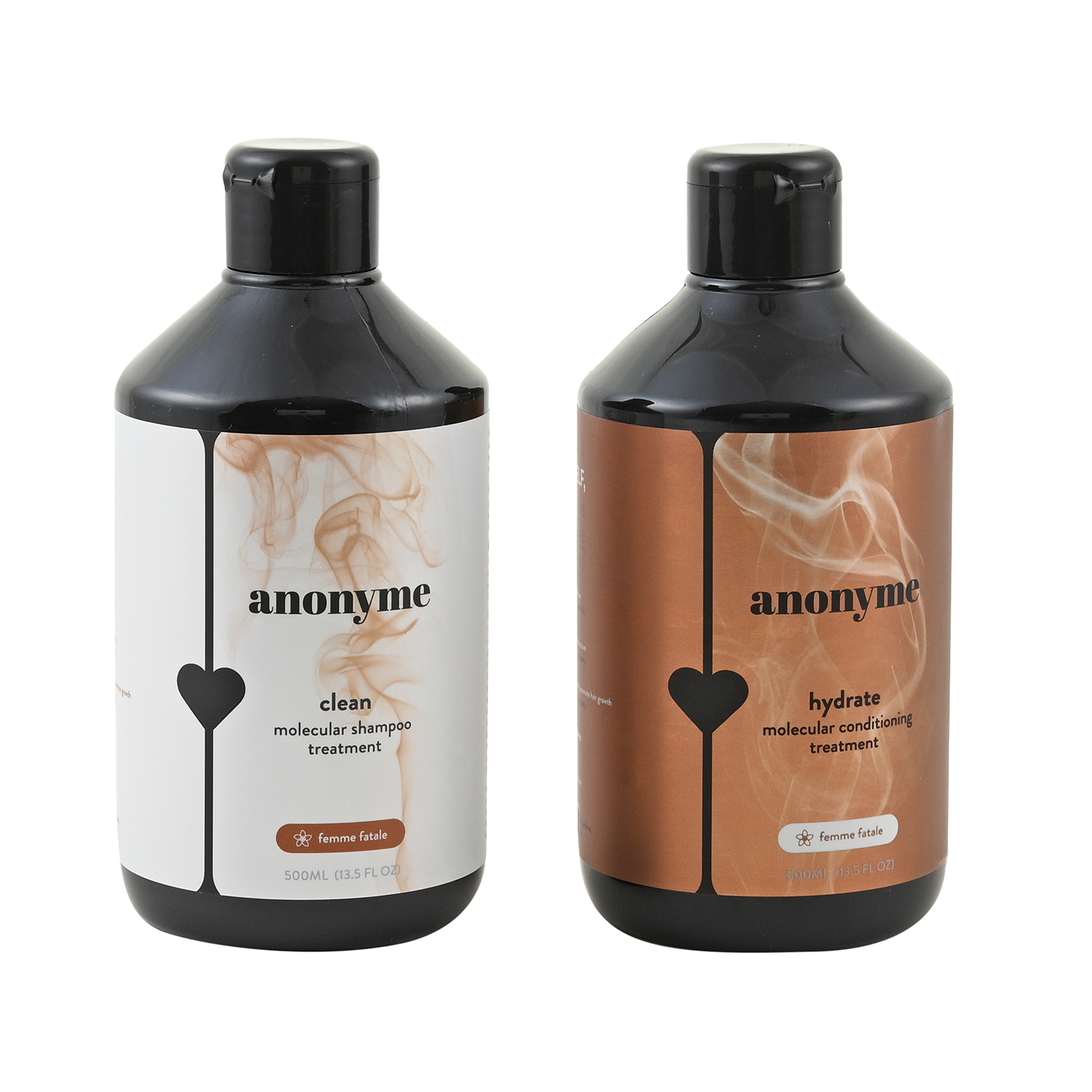Femme Fatale Clean & Hydrate Duo Molecular Shampoo & Conditioner Treatment 3.5 fl oz / 500ml