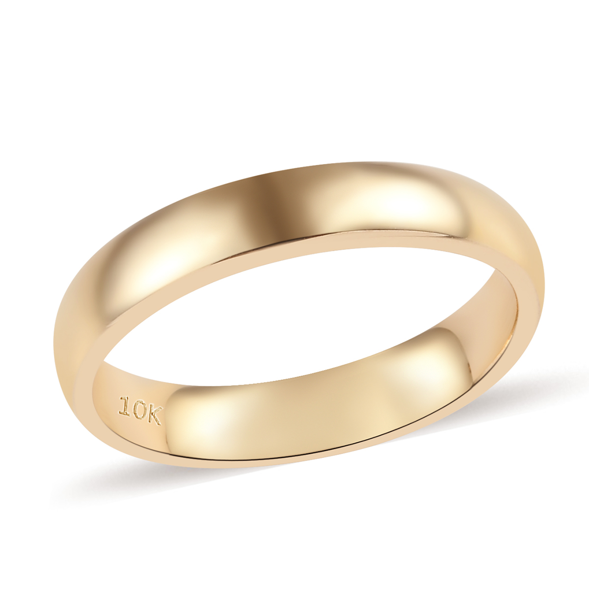 LUXORO 10K Yellow Gold Band Ring 3.85 Grams