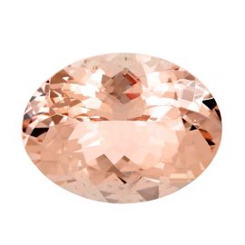 Certified and Appraised AAAA Marropino Morganite (Ovl 12×10 mm) 4.00 ctw