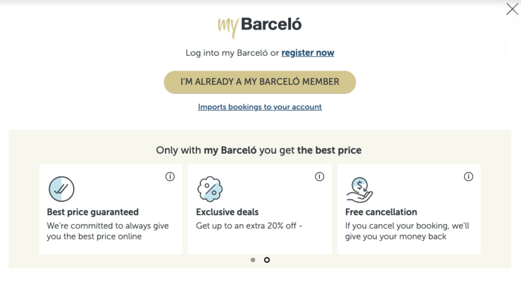 Barceló Guarantees You the Best Price